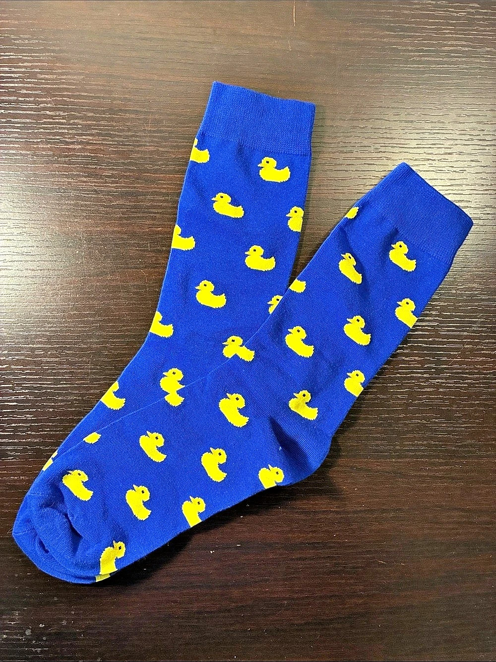 Blue & Yellow Duck Socks NWT